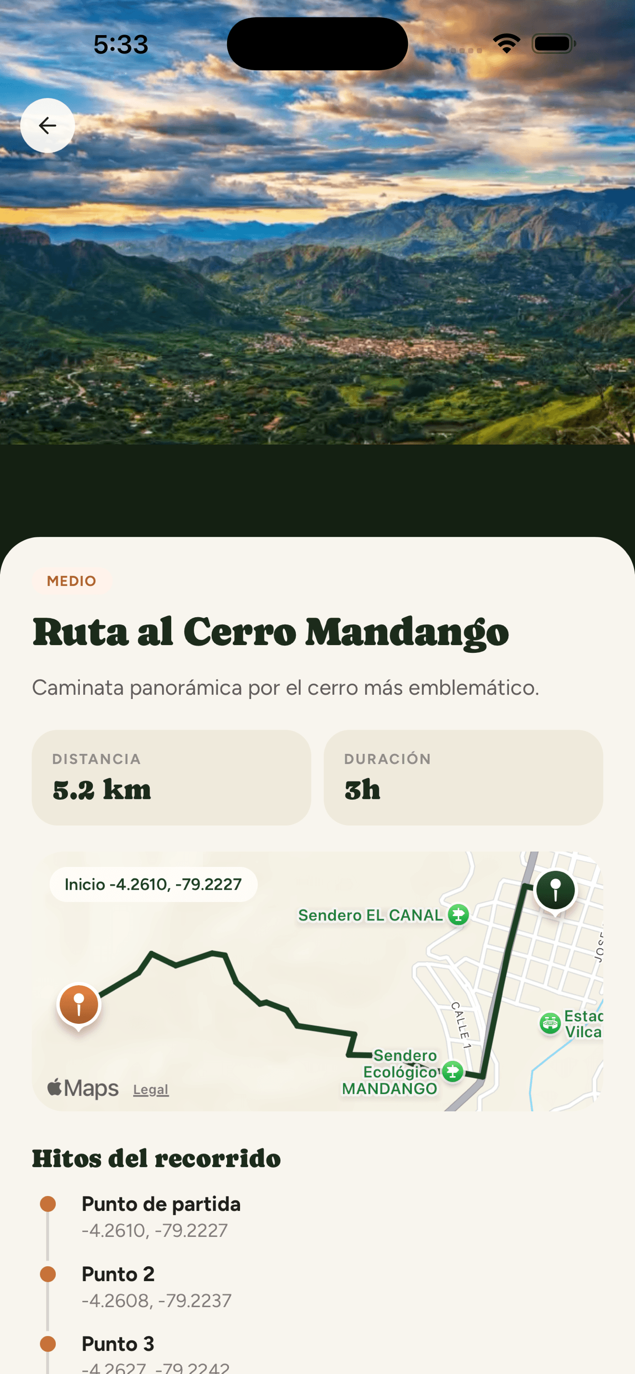 Pantalla Explorar